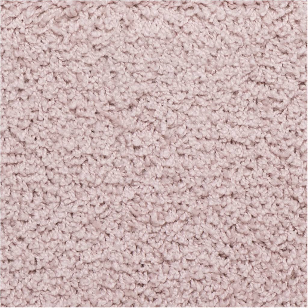 Tappetini per scale 15 pz 65x21x4 cm Rosa chiaro con bordo rettangolare