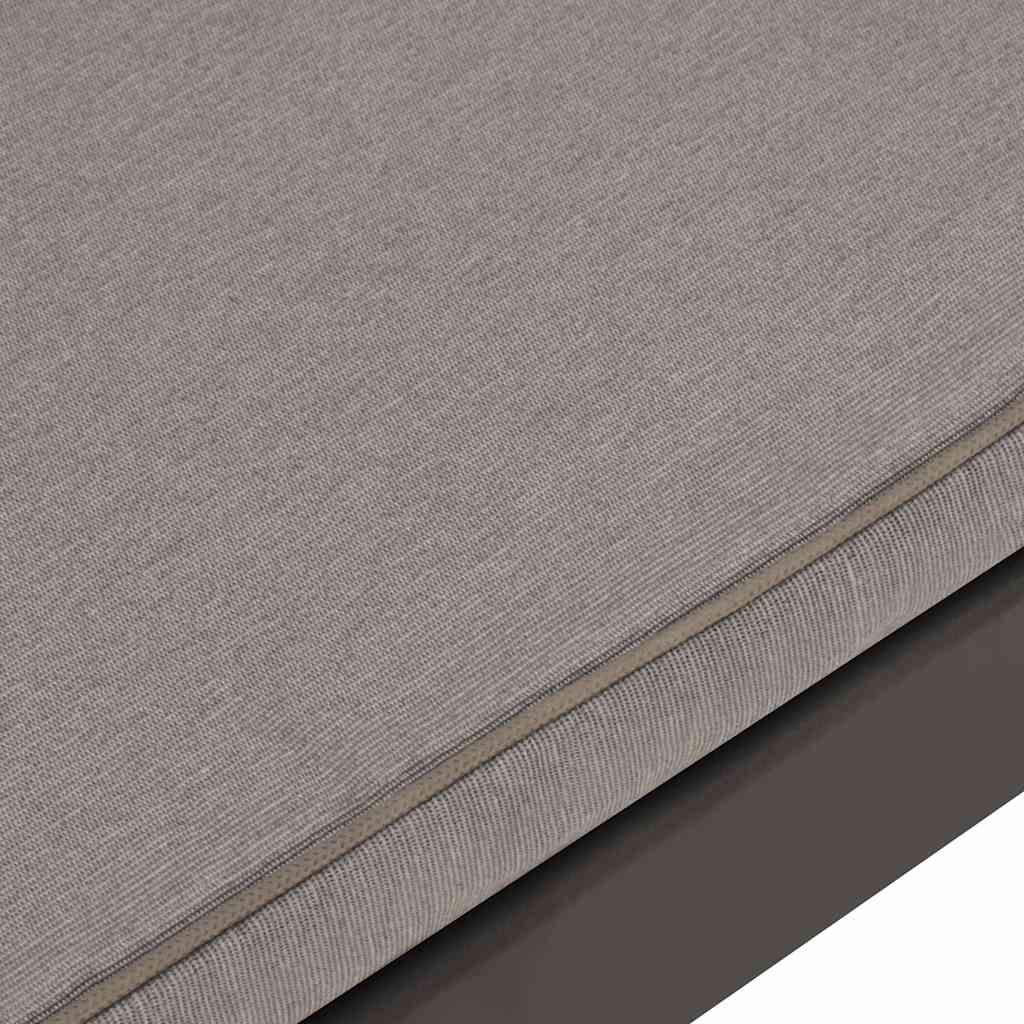 Set Divani da Giardino con Cuscini 3 pz in Plastica Grigio