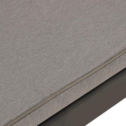 Set Divani da Giardino con Cuscini 6 pz in Plastica Grigio - homemem39