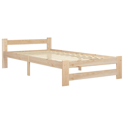 Giroletto senza Materasso 90x200 cm in Legno Massello di Pino | homemem39