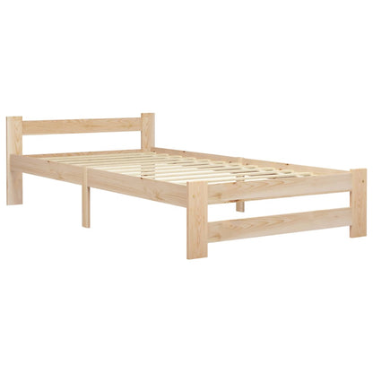 Giroletto senza Materasso 100x200 cm in Legno Massello di Pino | homemem39