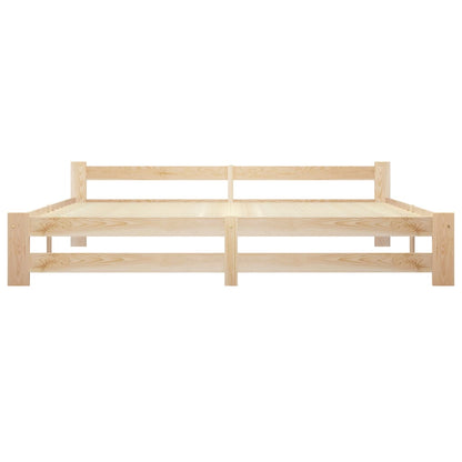 Giroletto senza Materasso 200x200 cm in Legno Massello Pino | homemem39