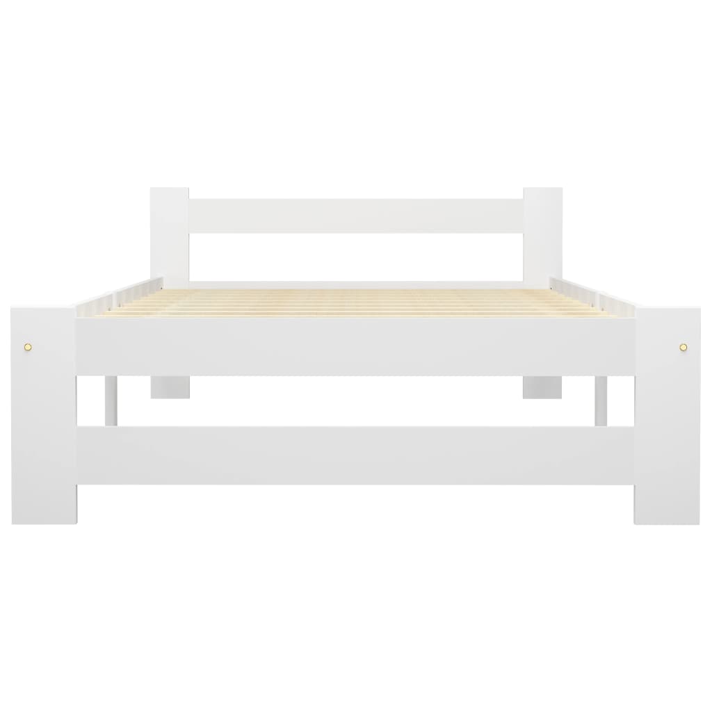 Dormeuse Estraibile senza Materasso Bianca Legno Pino 100x200cm | homemem39