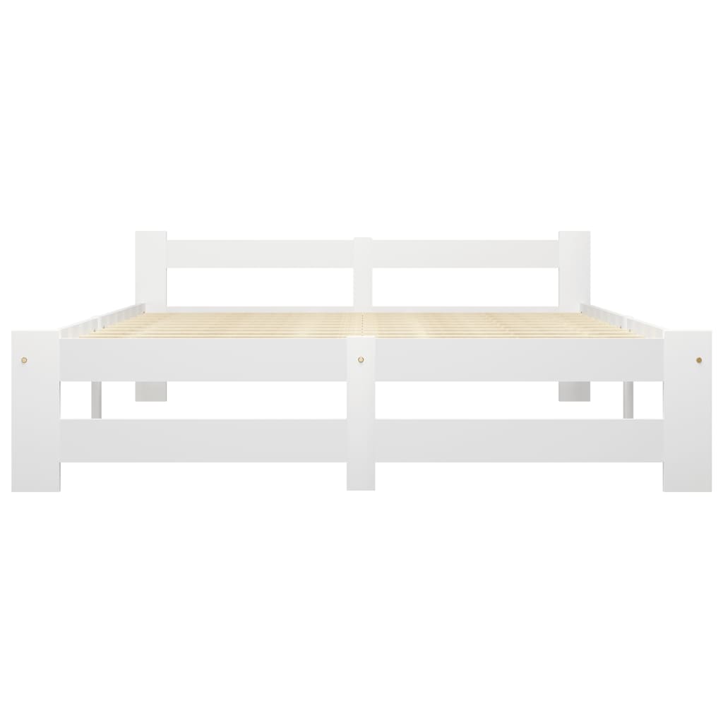 Dormeuse Estraibile senza Materasso Bianca Legno Pino 120x200cm | homemem39
