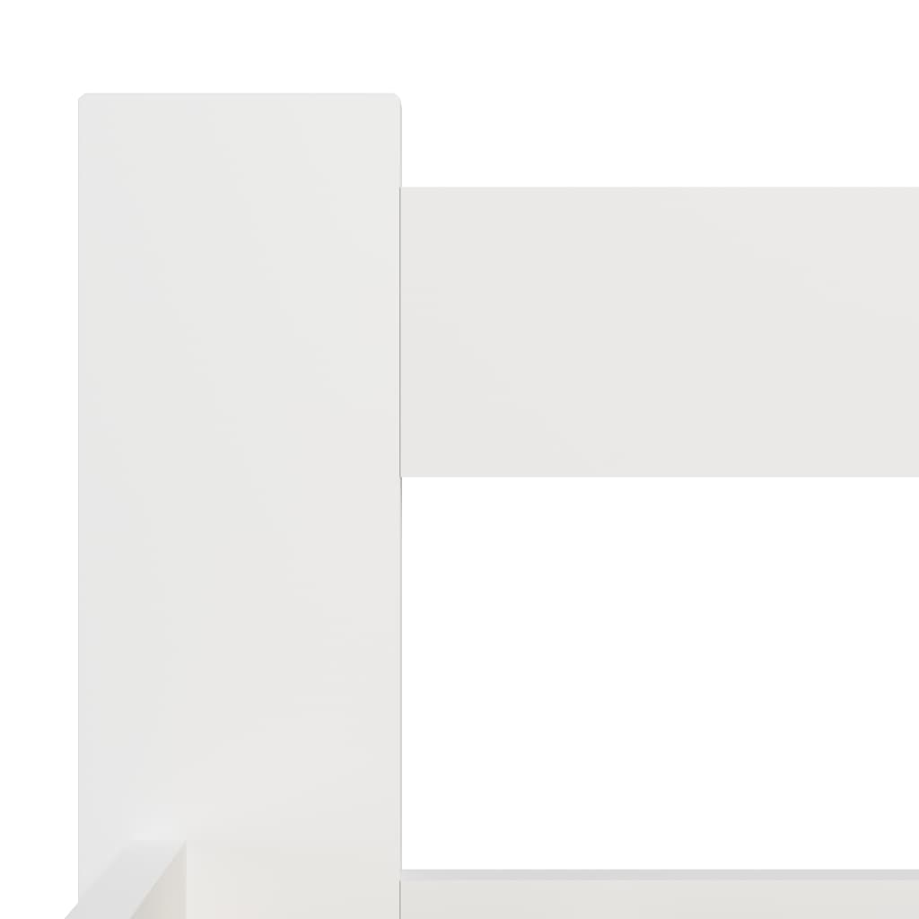 Giroletto senza Materasso Bianco 140x200 cm in Legno di Pino | homemem39