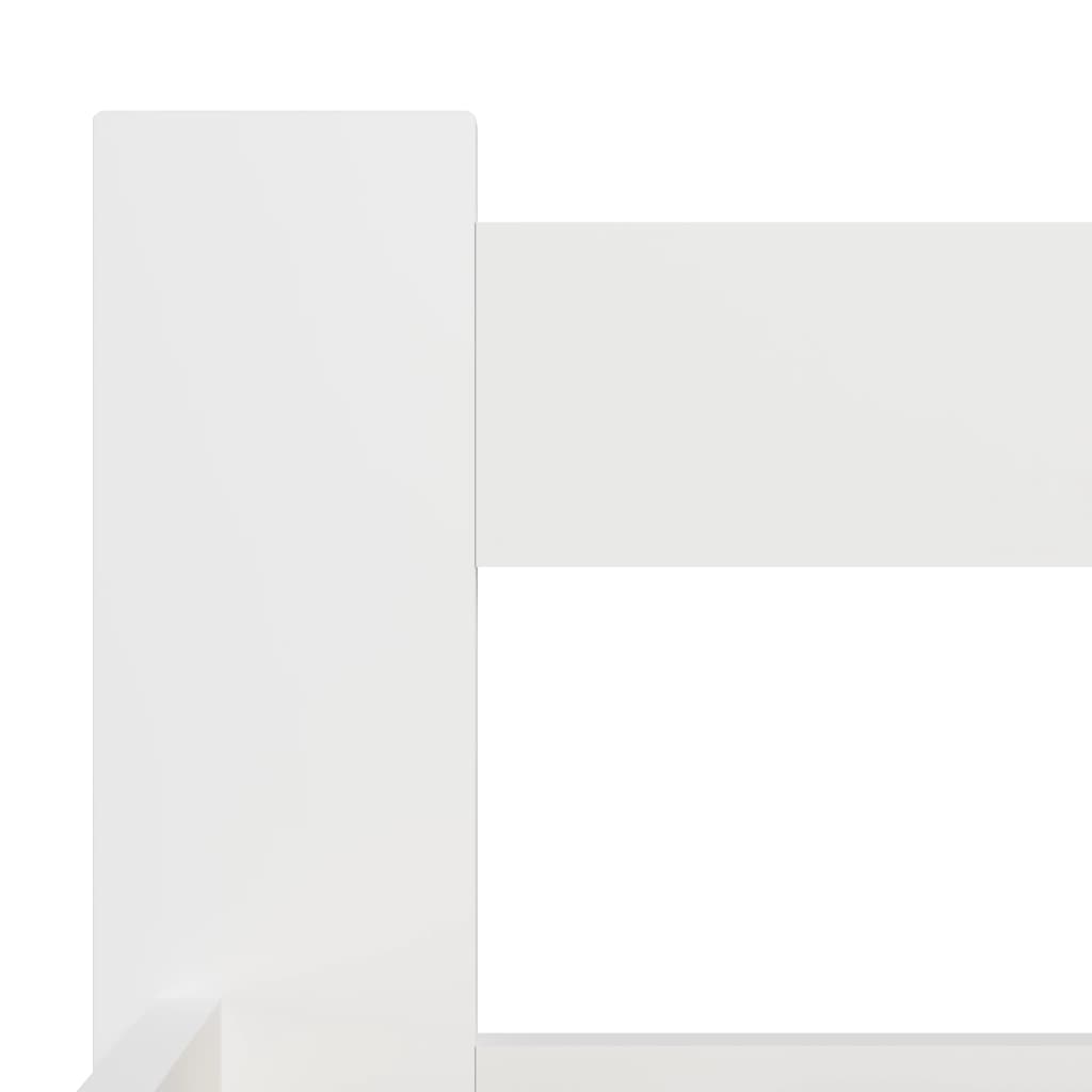 Giroletto senza Materasso Bianco 160x200 cm in Legno di Pino | homemem39