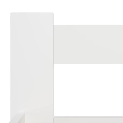 Giroletto senza Materasso Bianco 160x200 cm in Legno di Pino | homemem39