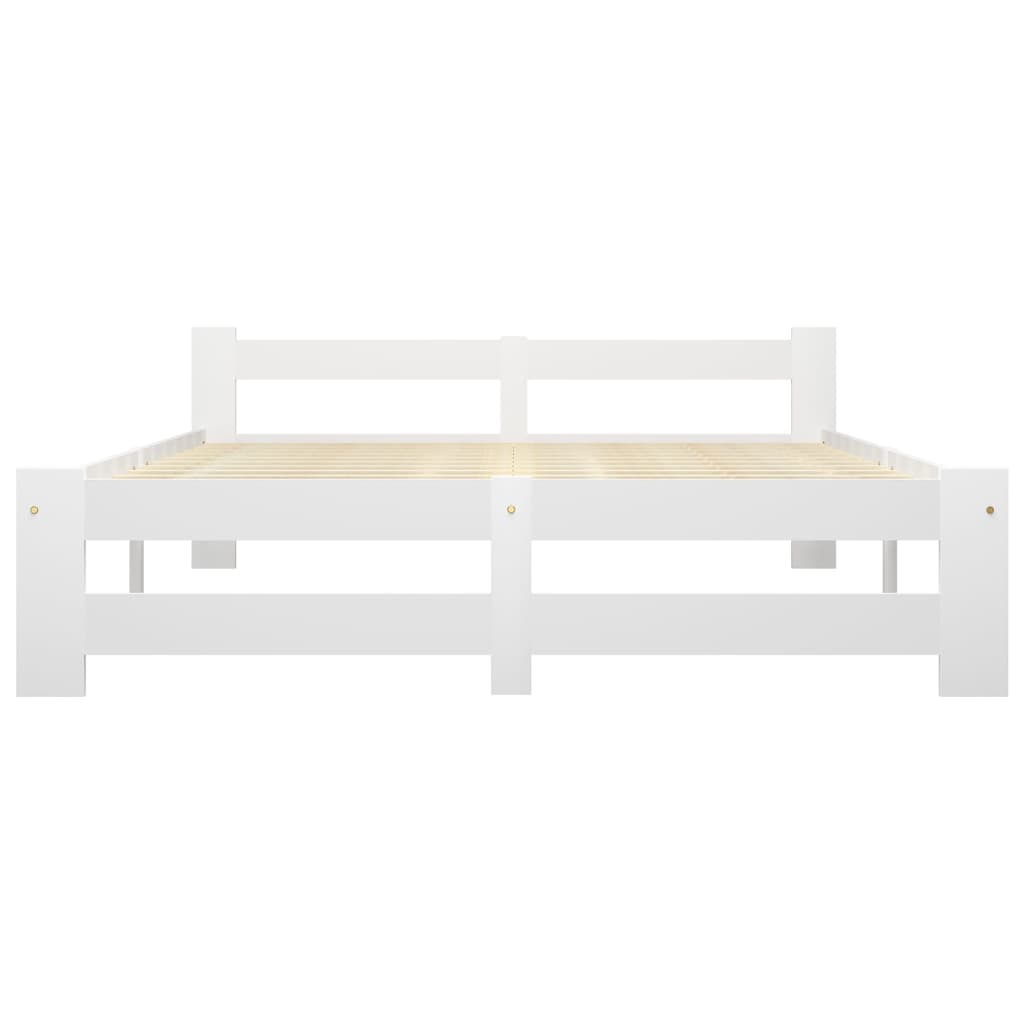 Giroletto senza Materasso Bianco 180x200 cm in Legno di Pino | homemem39