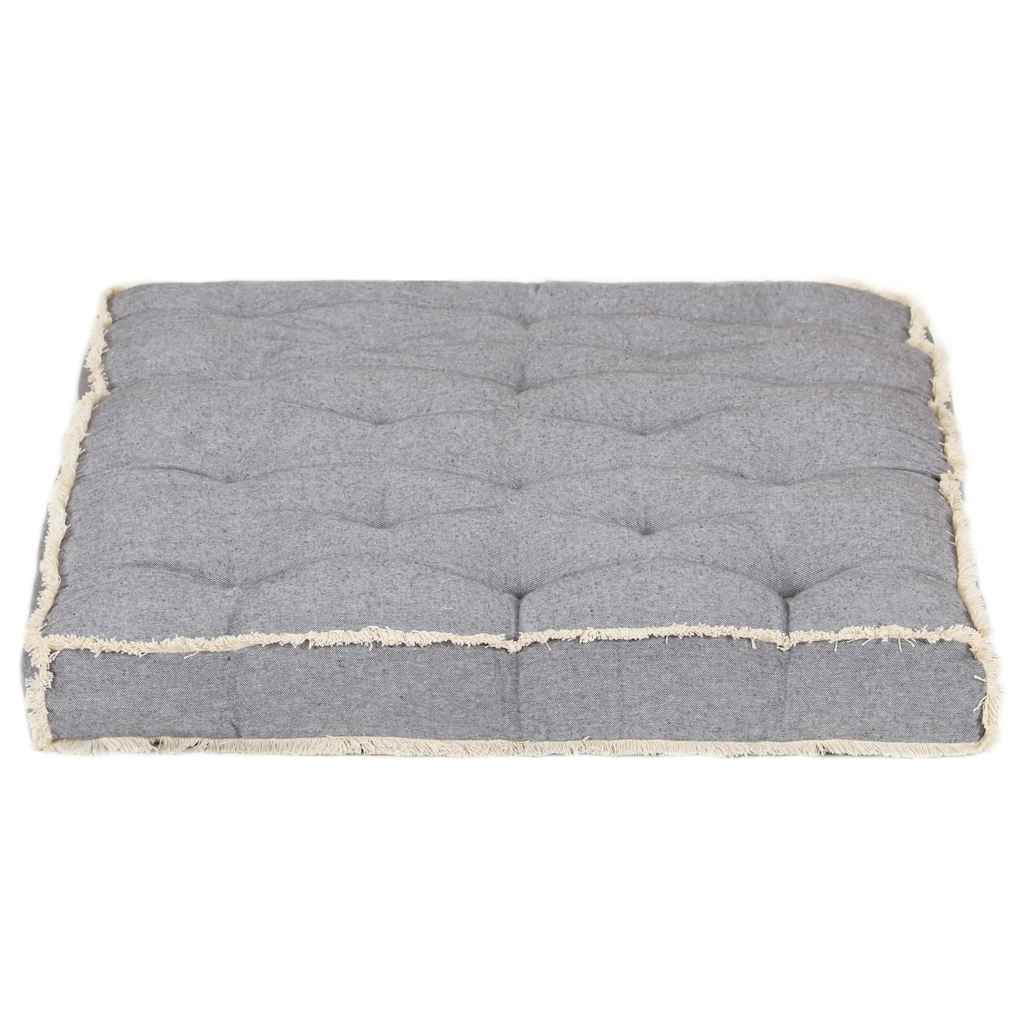 Cuscino per Divano in Pallet Antracite 120x80x10 cm | homemem39