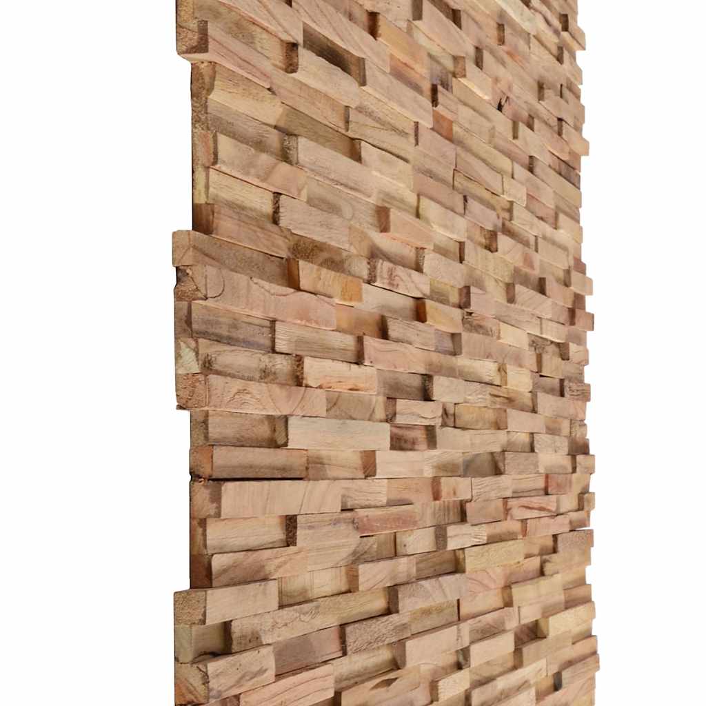 Pannelli per Pareti 10 pz 1,08 m² in Legno Massello di Teak | homemem39
