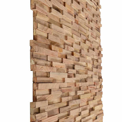 Pannelli per Pareti 10 pz 1,08 m² in Legno Massello di Teak | homemem39