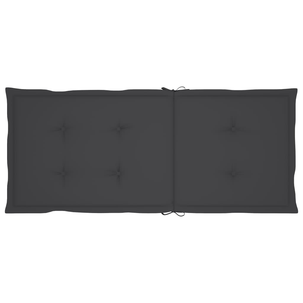 Sedie da Giardino Reclinabili 6 pz con Cuscini Massello Acacia | homemem39