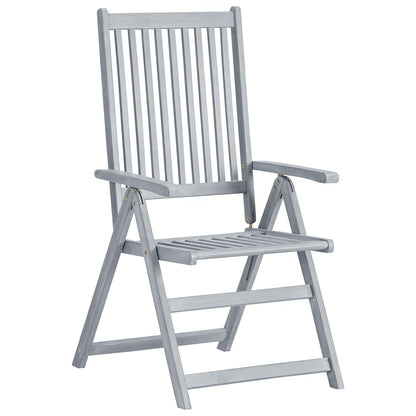 Sedie da Giardino Reclinabili 6 pz con Cuscini Massello Acacia | homemem39