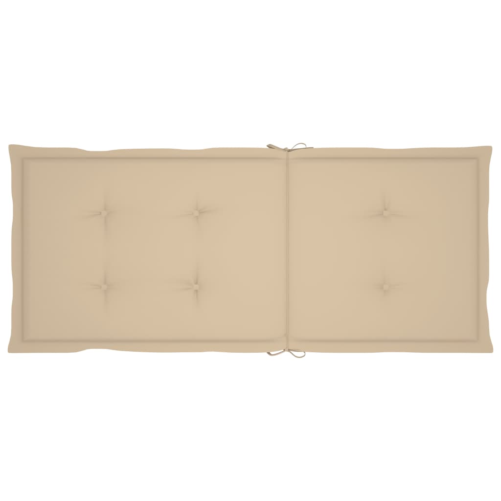 Sedie da Giardino Reclinabili 6 pz con Cuscini Massello Acacia | homemem39