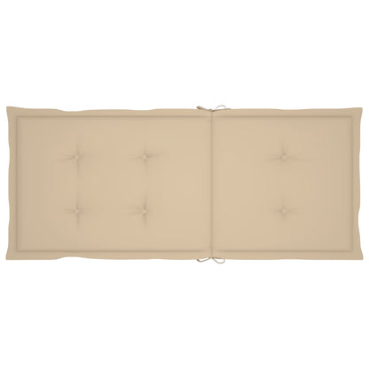 Sedie da Giardino Reclinabili 4 pz con Cuscini Massello Acacia - homemem39