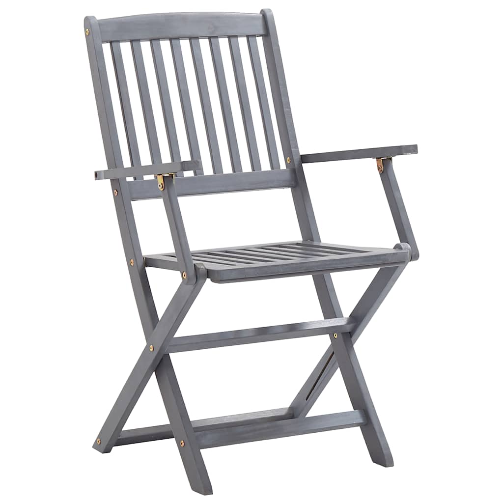 Sedie da Giardino Pieghevoli 6 pz in Legno Massello d'Acacia - homemem39