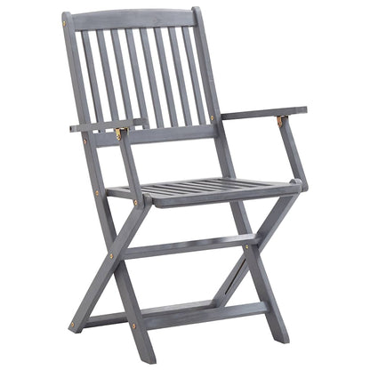 Sedie da Giardino Pieghevoli 6 pz in Legno Massello d'Acacia - homemem39