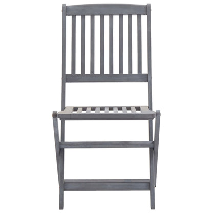Sedie da Giardino Pieghevoli 6 pz in Legno Massello d'Acacia - homemem39