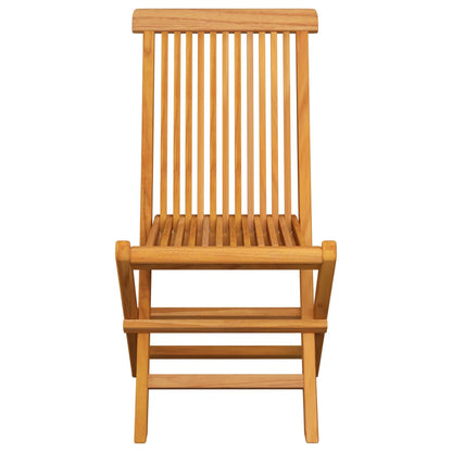 Sedie da Giardino con Cuscini Blu 6 pz in Massello di Teak - homemem39