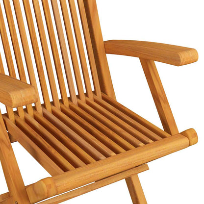 Sedie Giardino con Cuscini Rosso Vino 4 pz Legno Massello Teak - homemem39