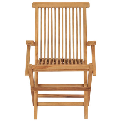 Sedie da Giardino Cuscini Verde Brillante 4 pz Massello di Teak - homemem39