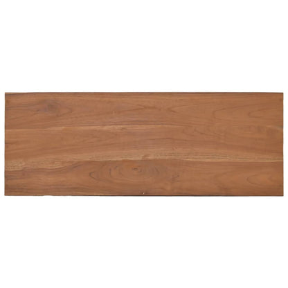 Tavolo Consolle 80x30x80 cm in Legno Massello di Teak | homemem39