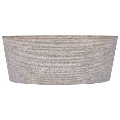 Lavandino Grigio Ø40x15 cm in Marmo