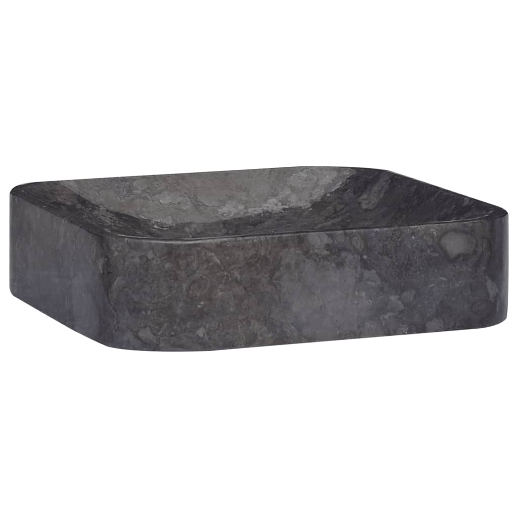 Lavandino Nero 40x40x10 cm in Marmo - homemem39