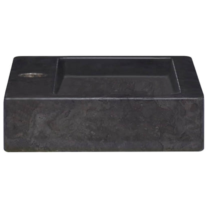 Lavello a Parete Nero 38x24x6,5 cm in Marmo