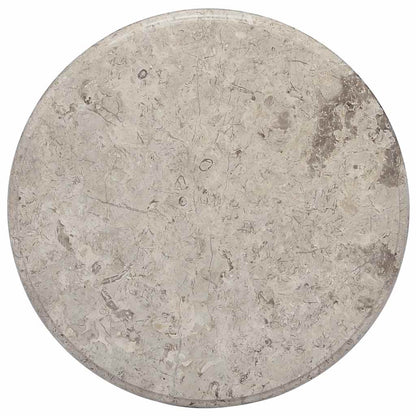 Piano per Tavolo Grigio Ø50x2,5 cm in Marmo | homemem39