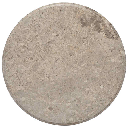 Piano per Tavolo Grigio Ø60x2,5 cm in Marmo | homemem39