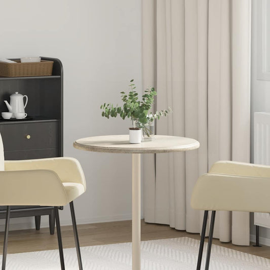 Piano per Tavolo Grigio Ø60x2,5 cm in Marmo | homemem39