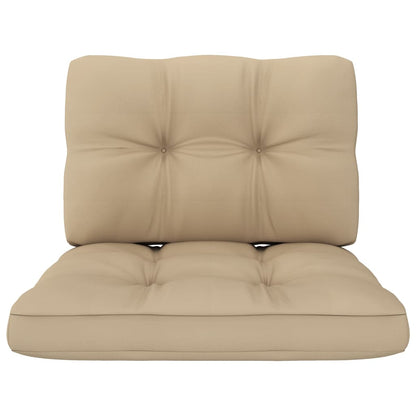 Set Divani da Giardino 3 pz con Cuscini Legno Pino Impregnato