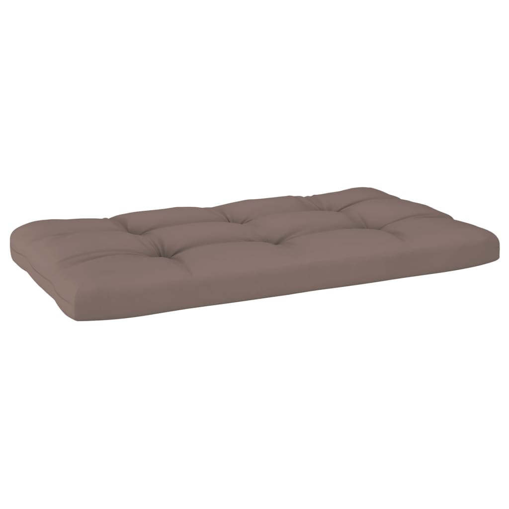 Divano a 2 Posti su Pallet con Cuscini Pino Impregnato Grigio | homemem39