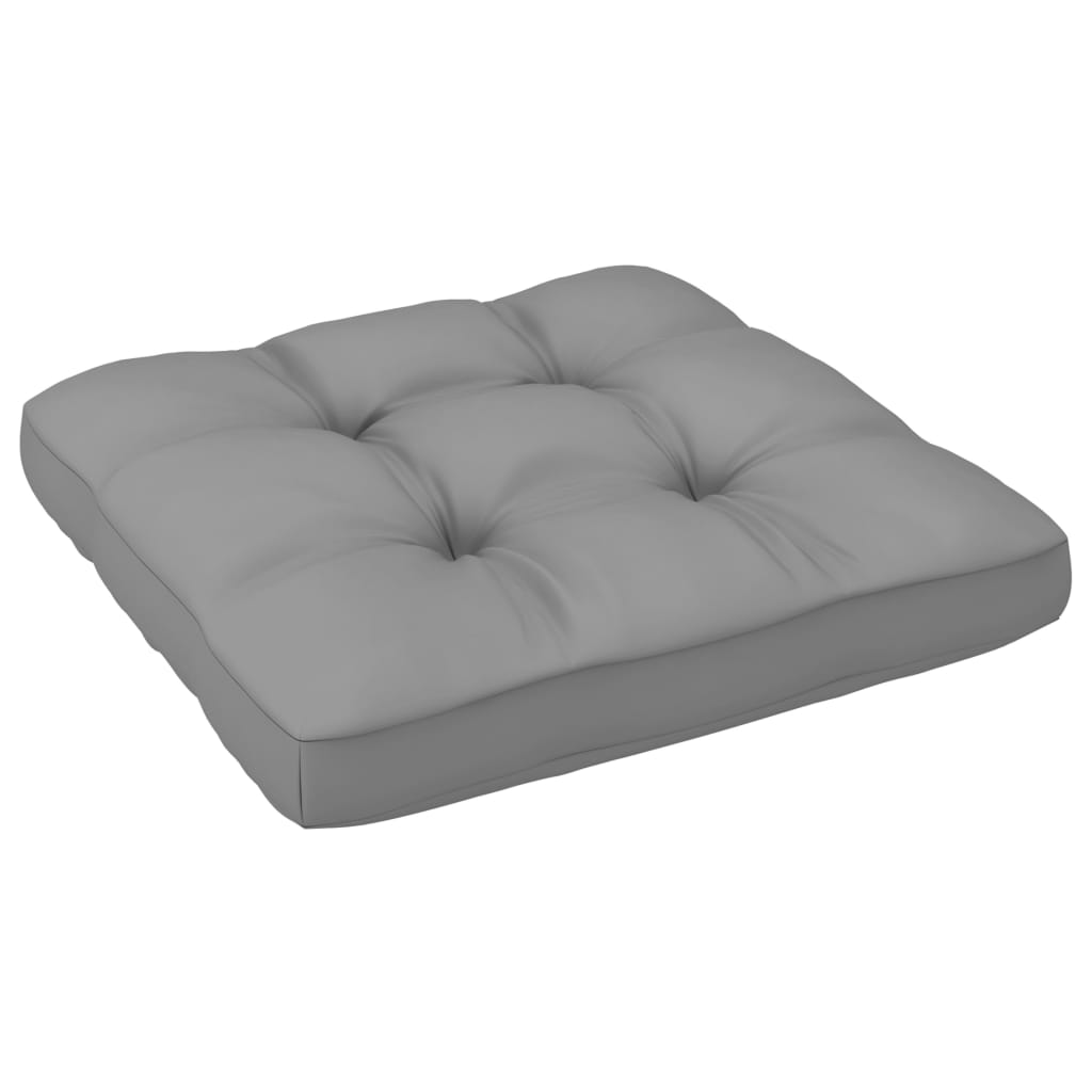 Set Divani in Pallet con Cuscini 4 pz in Pino Impregnato Bianco