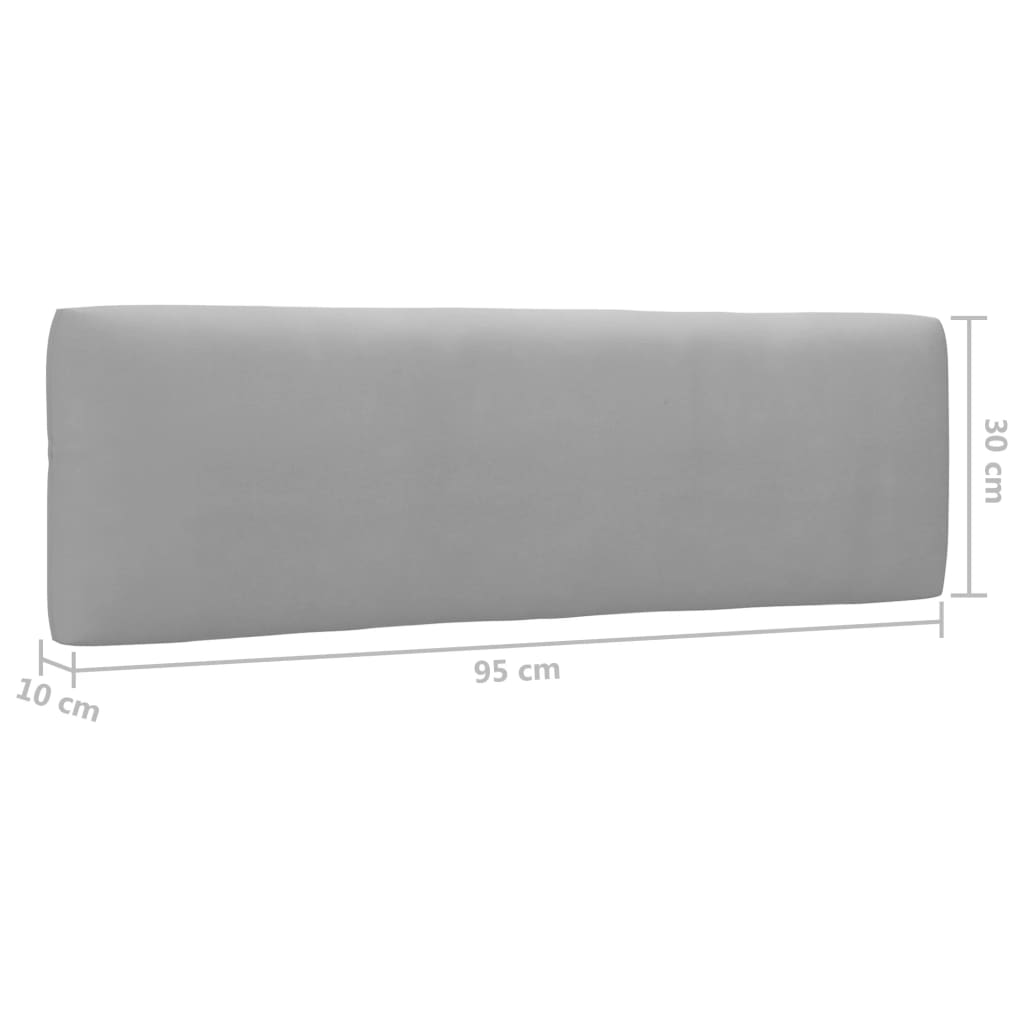 Set Divani in Pallet con Cuscini 4 pz in Pino Impregnato Bianco | homemem39