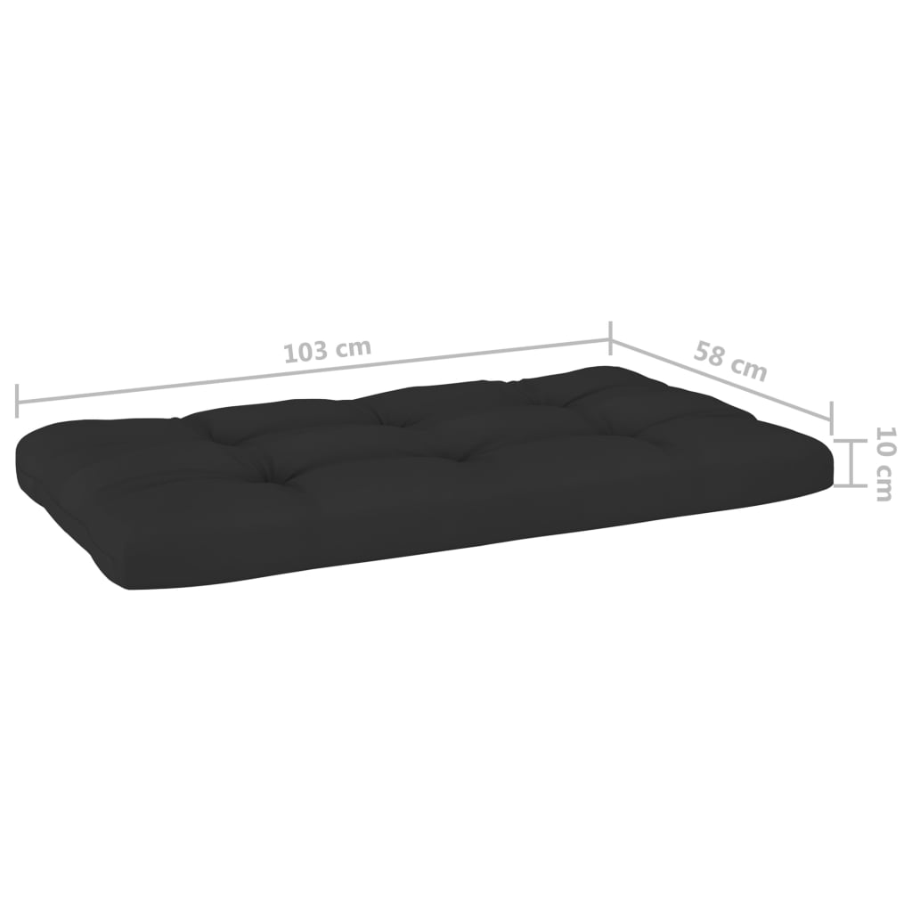 Set Divani in Pallet con Cuscini 6 pz in Pino Impregnato Ambra | homemem39