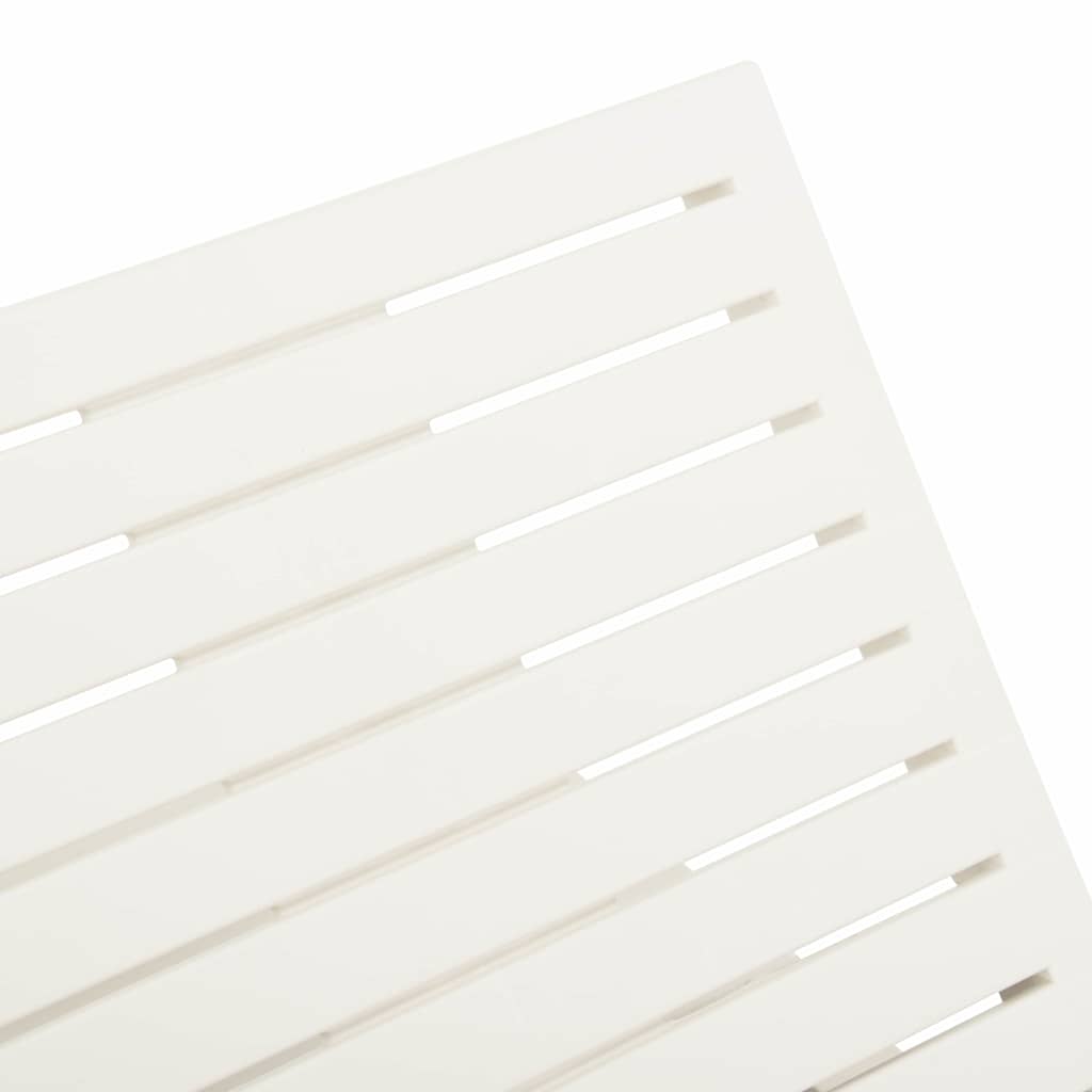 Lettino Prendisole in Plastica Bianco