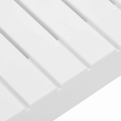 Set Divani da Giardino con Cuscini 2 pz in Plastica Bianco