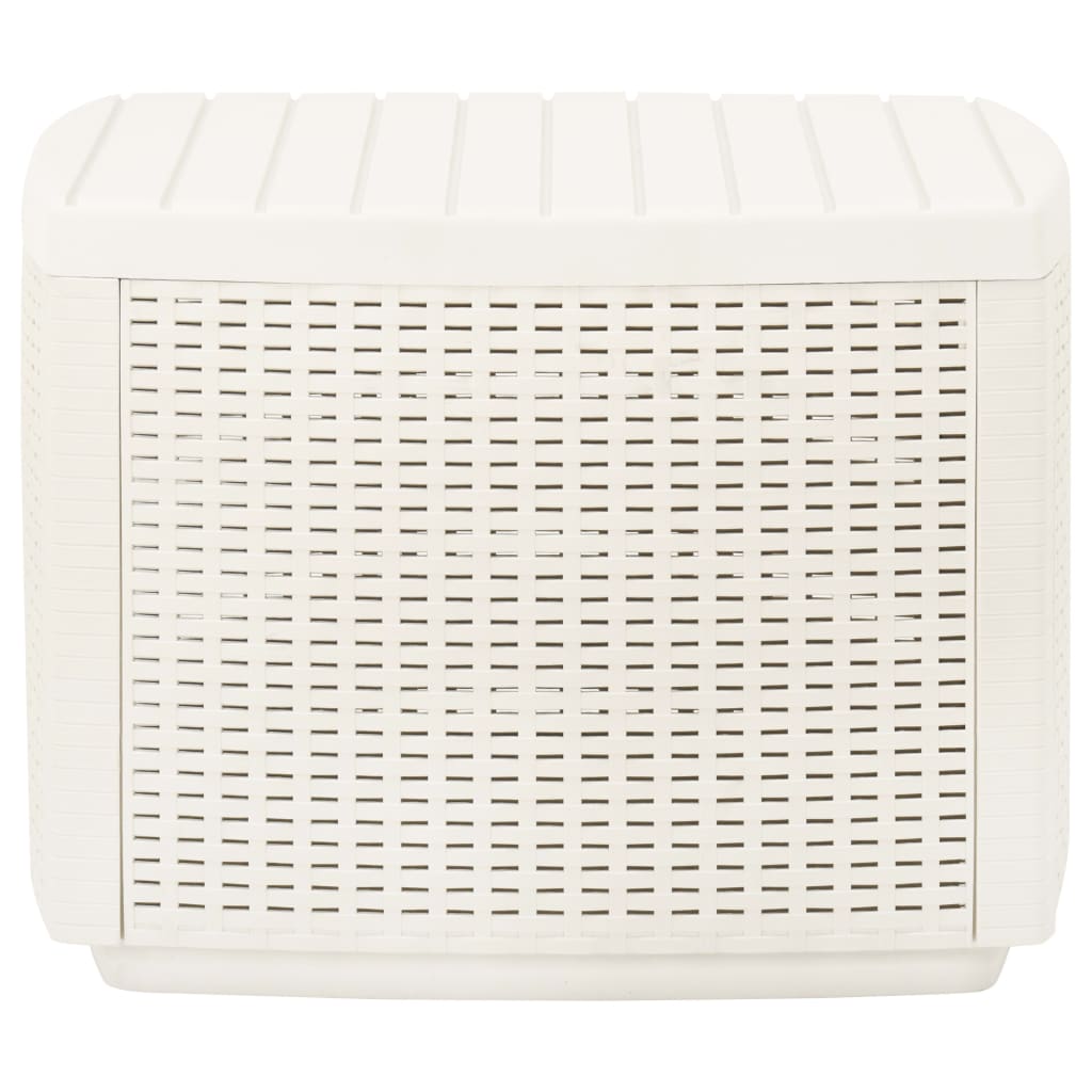 Tavolo da Giardino Bianco 53x53x40 cm in Plastica | homemem39