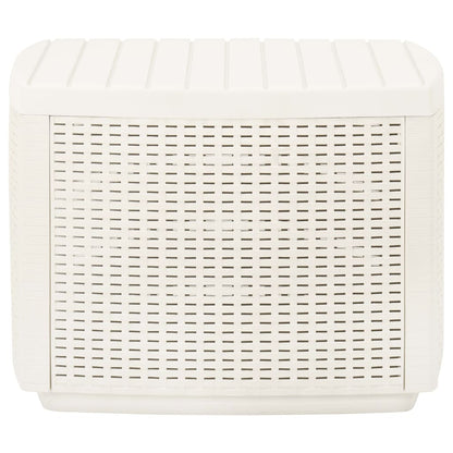 Tavolo da Giardino Bianco 53x53x40 cm in Plastica | homemem39