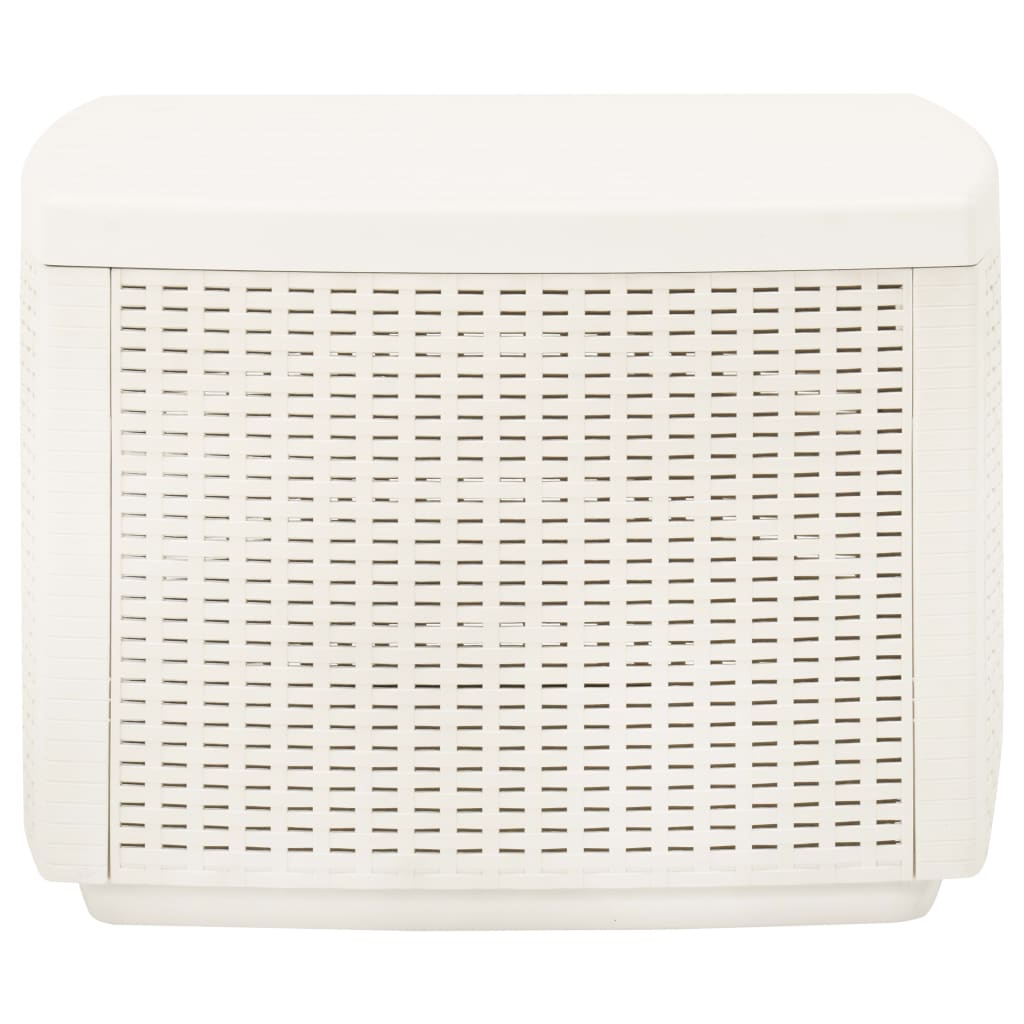 Tavolo da Giardino Bianco 53x53x40 cm in Plastica | homemem39