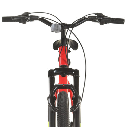 Mountain Bike 21 Speed 27,5" Ruote 42 cm Rosso - homemem39