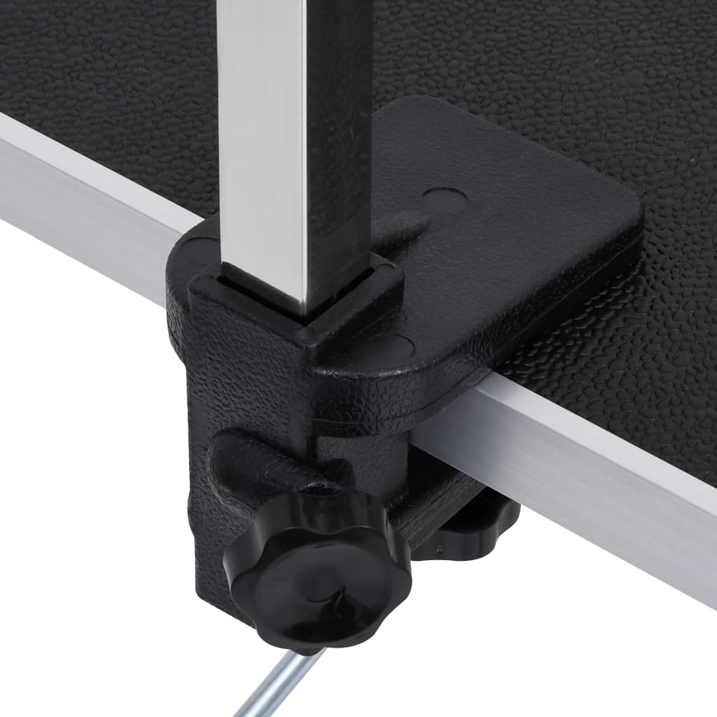 Tavolo Toelettatura per Cani Regolabile con 2 Anelli e Cesto - homemem39