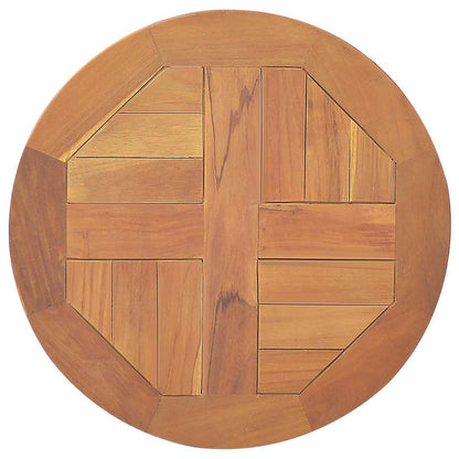 Piano Tavolo in Legno Massello di Teak Rotondo 2,5 cm 40 cm | homemem39