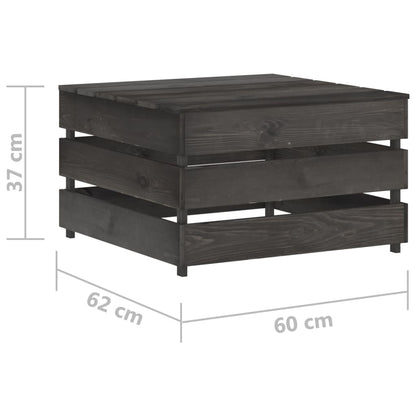 Tavoli da Giardino su Pallet 2 pz in Pino Impregnato - homemem39