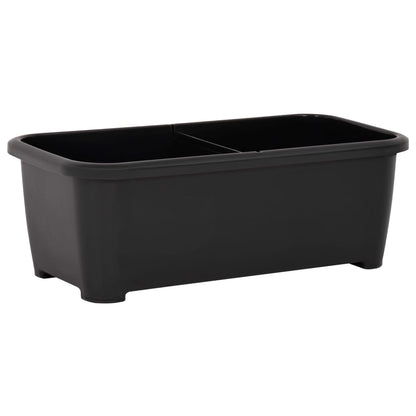Fioriera Rialzata 77x38,7x82 cm in PP - homemem39