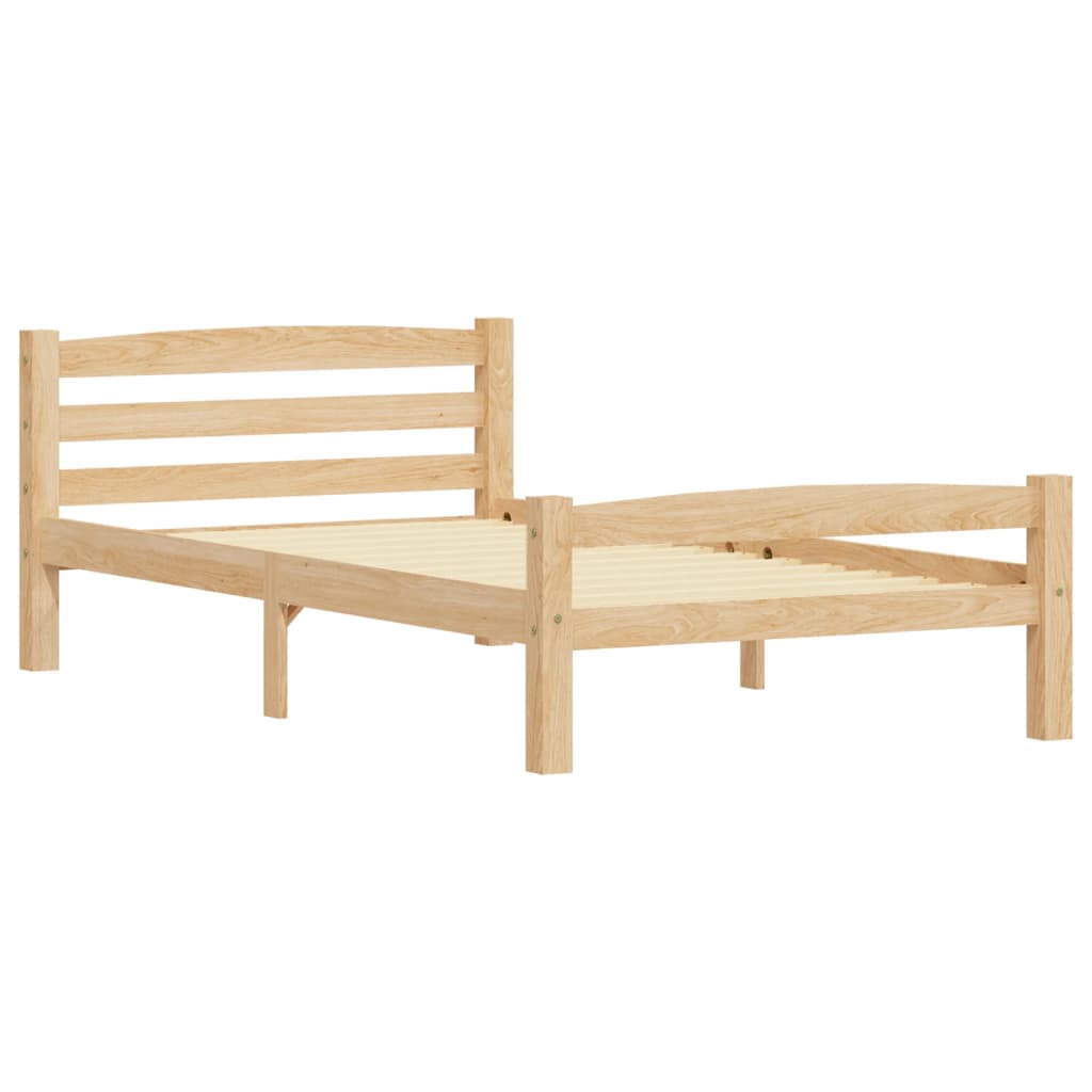 Giroletto senza Materasso 100x200 cm in Legno Massello di Pino | homemem39