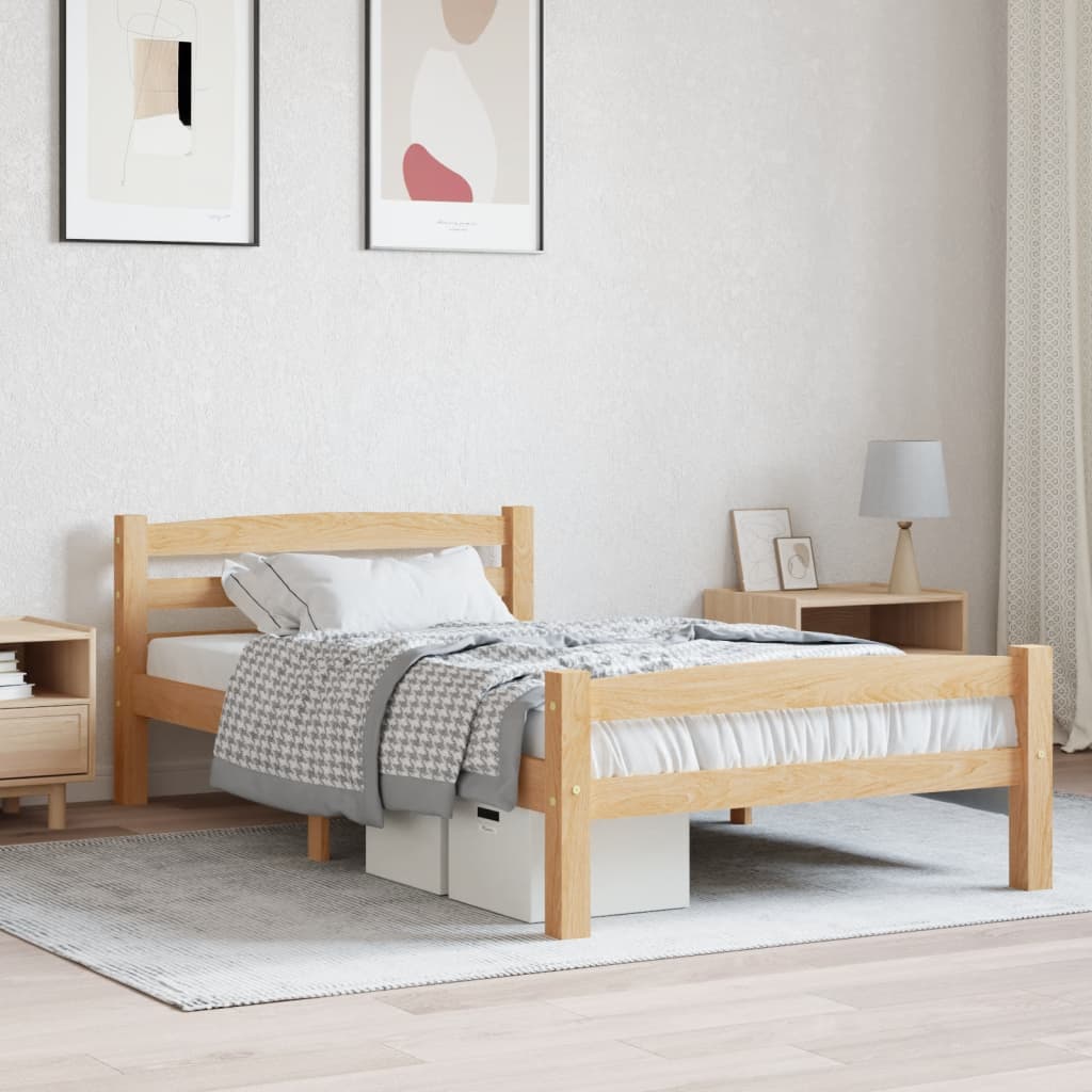 Giroletto senza Materasso 100x200 cm in Legno Massello di Pino | homemem39