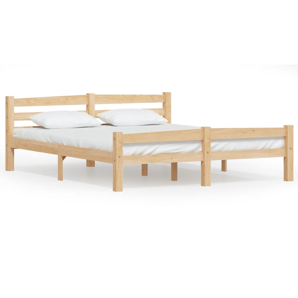 Giroletto senza Materasso 160x200 cm in Legno Massello di Pino | homemem39